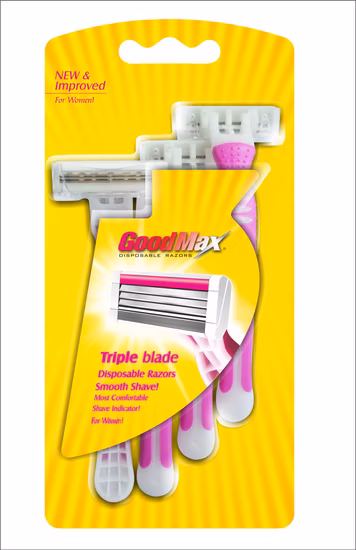 슈퍼마켓을 위한 좋은 품질의 트리플 블레이드 일회용 면도기