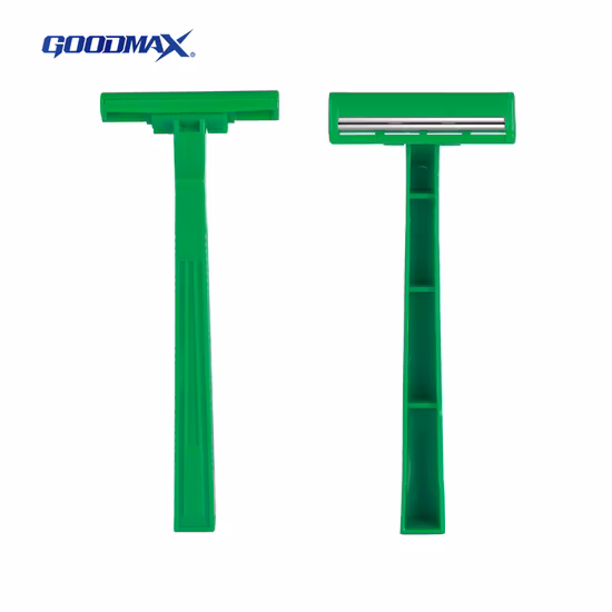 윤활 기능이 있는 트윈 블레이드 남성용 면도기